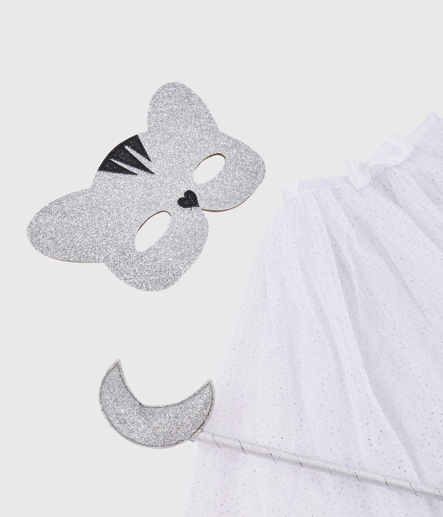 Girls White Cat Costume