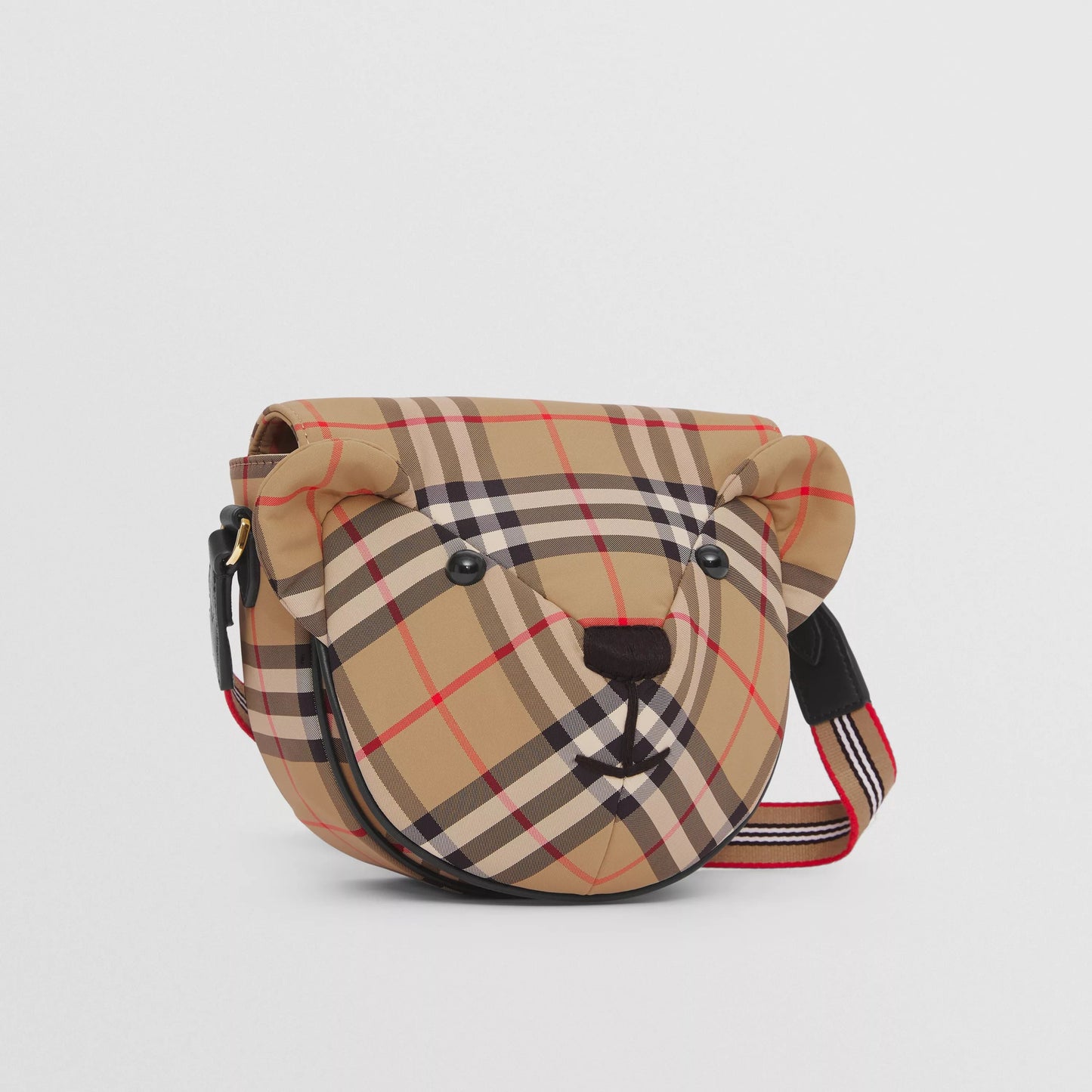 Girls Beige Bear Bag
