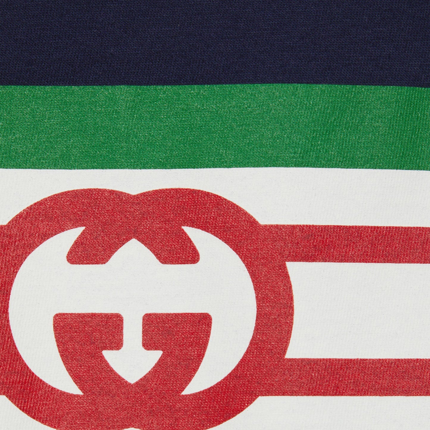 男童深藏青色Logo棉T恤