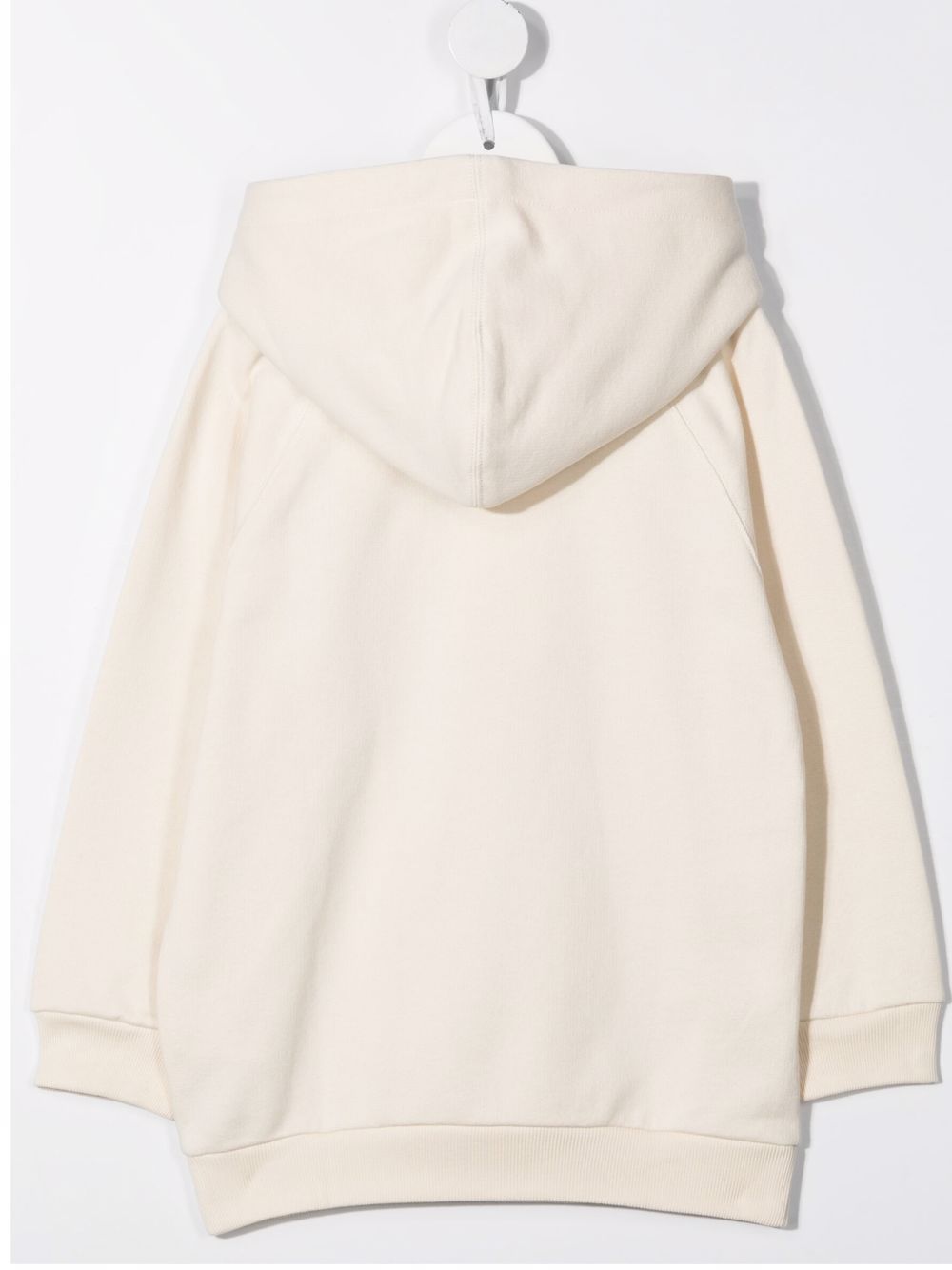 女童白色Logo棉卫衣