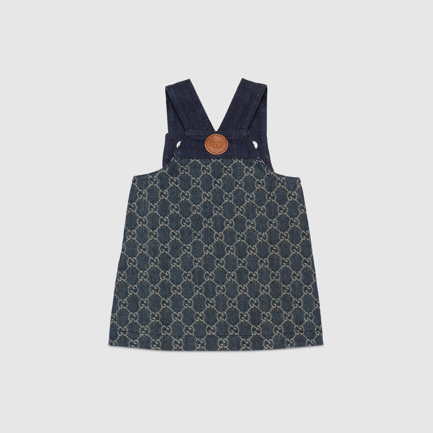女婴蓝色 GG Logo连衣裙