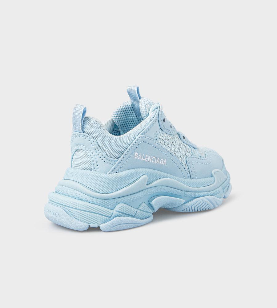 儿童浅蓝色Logo运动鞋