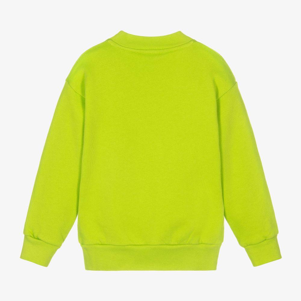 儿童绿色Logo棉卫衣