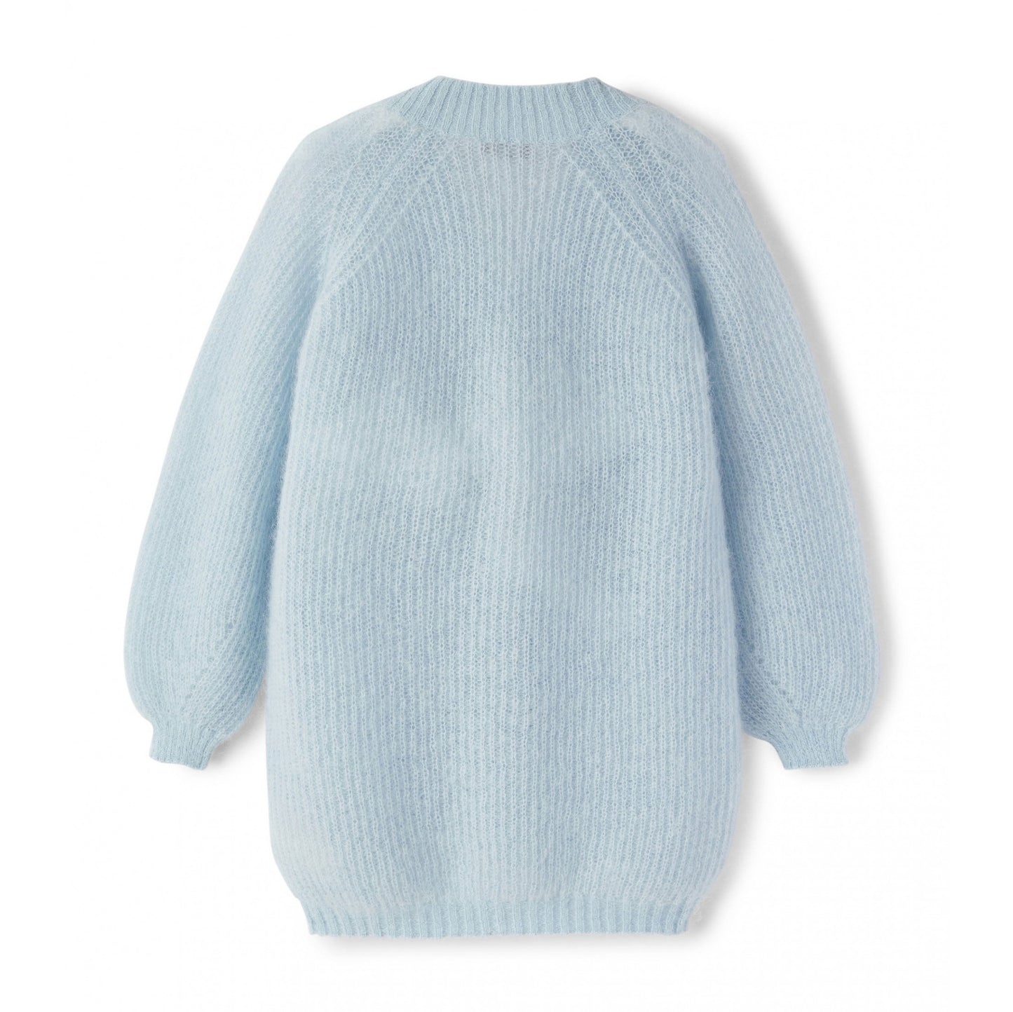 女童浅蓝色马海毛开衫