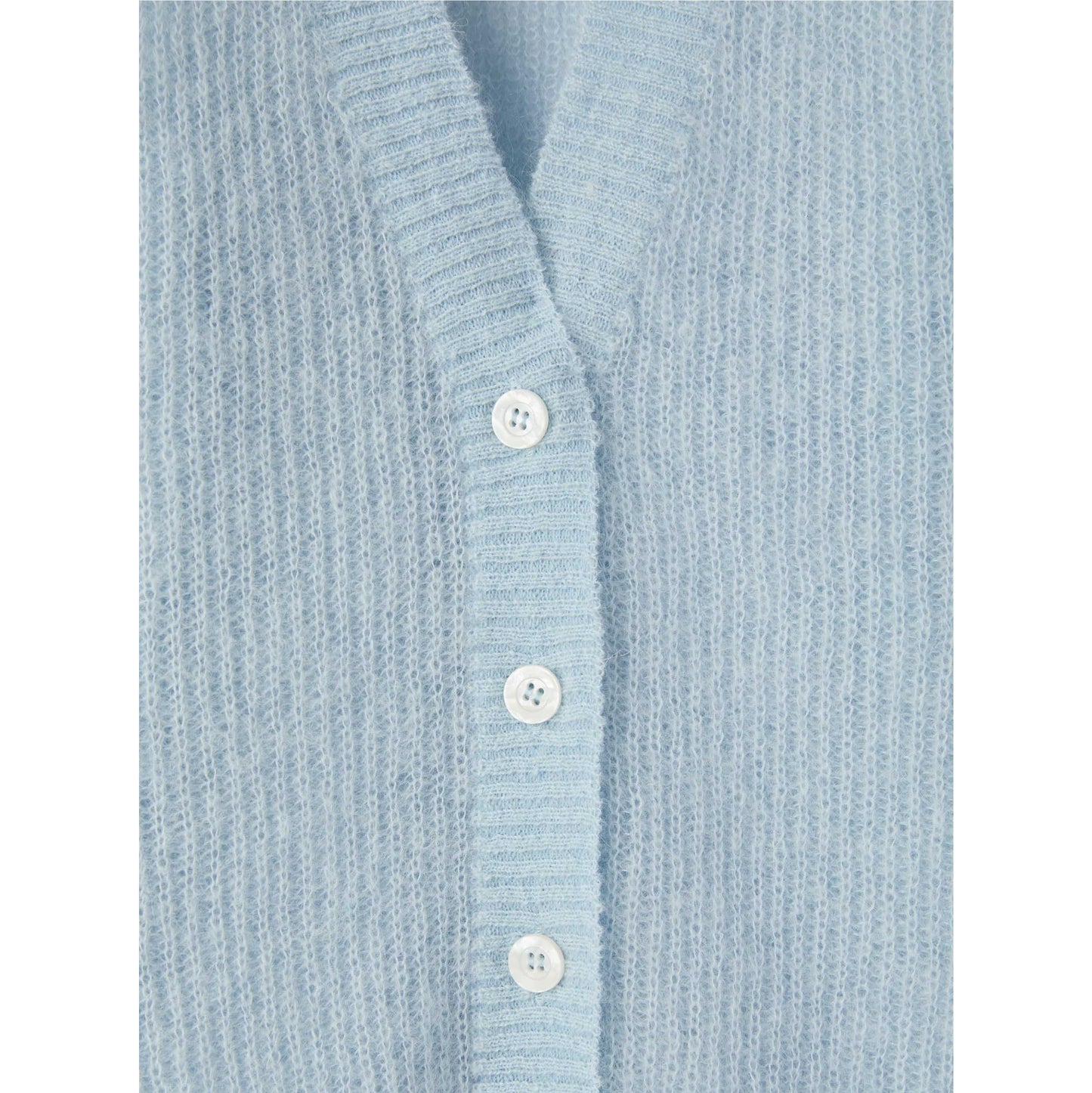 女童浅蓝色马海毛开衫