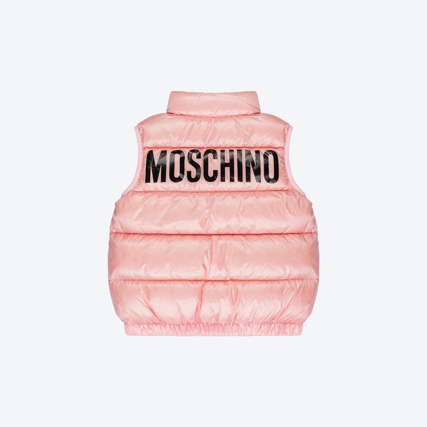 女童粉色Logo羽绒马甲