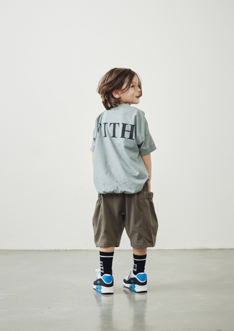 Girls Green Logo T-Shirt
