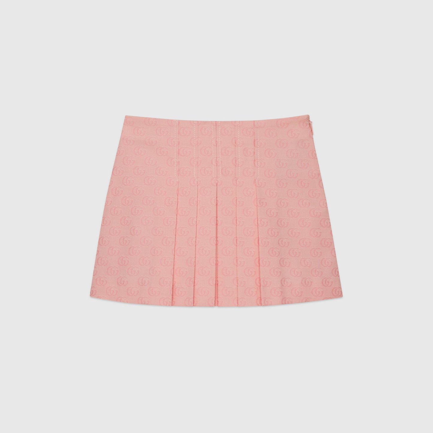 女童粉色Logo短裙