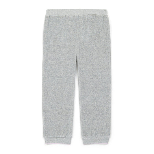 女童灰色棉长裤