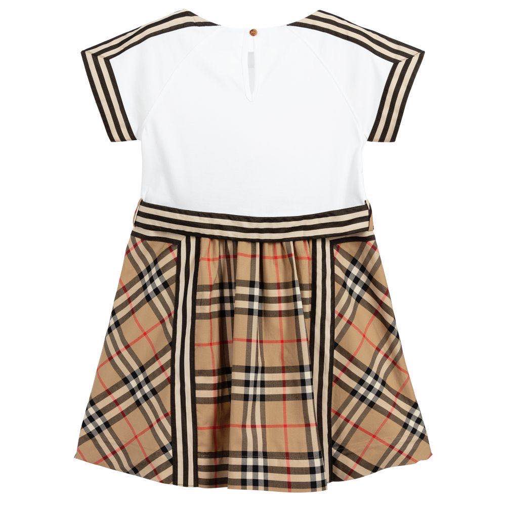 Girls Archive Beige Cotton Dress
