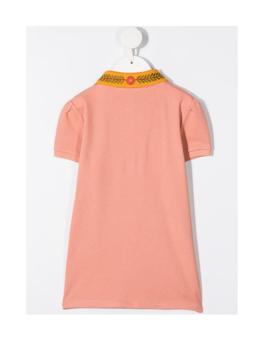 Girls Peach Sorbet Poloshirt