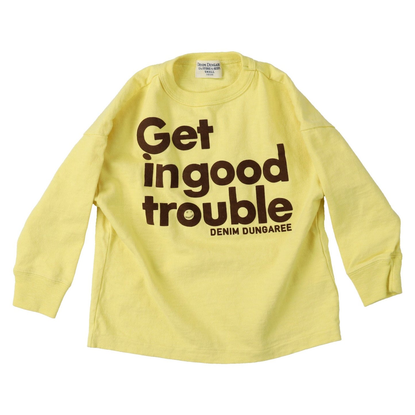 男童黄色Logo棉T恤