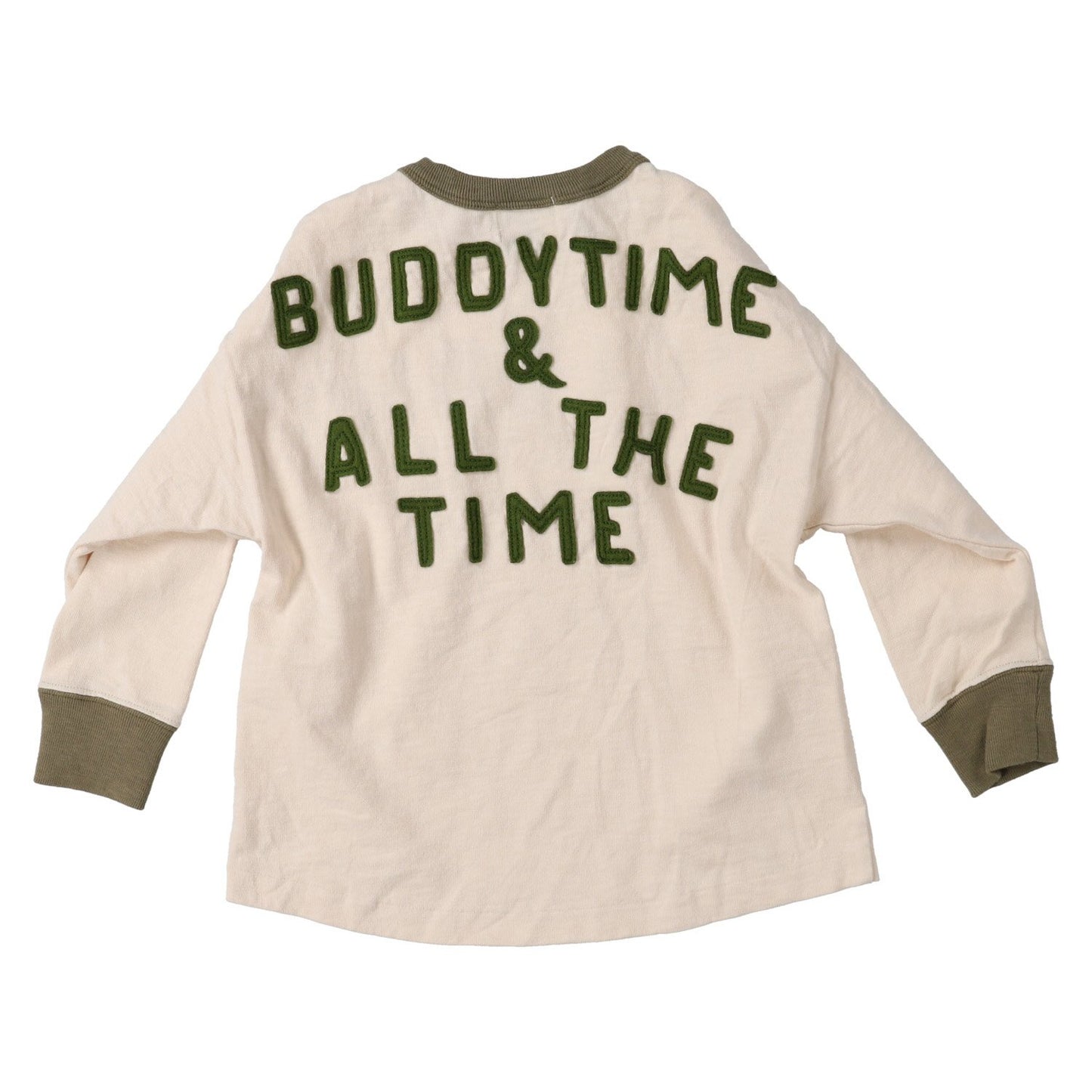 男童白色Logo棉T恤