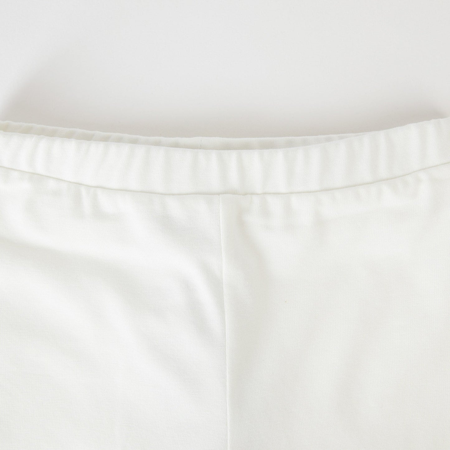 女婴白色Logo棉打底裤