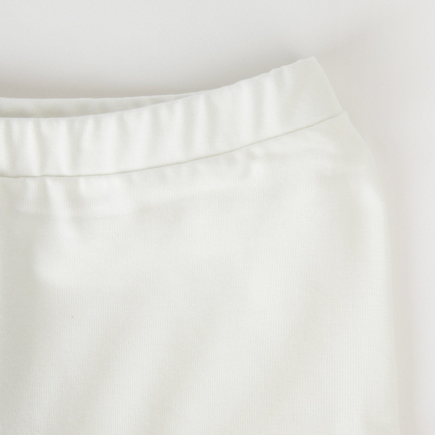 女婴白色Logo棉打底裤