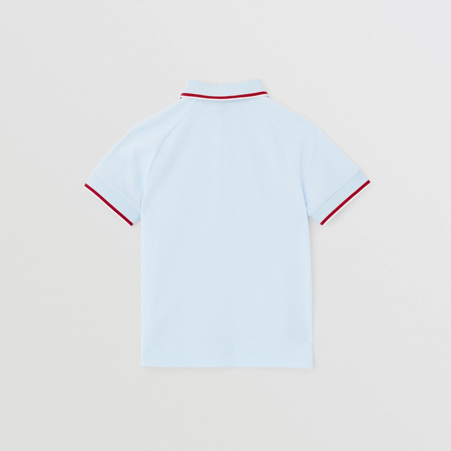 男童浅蓝色Logo棉Polo衫