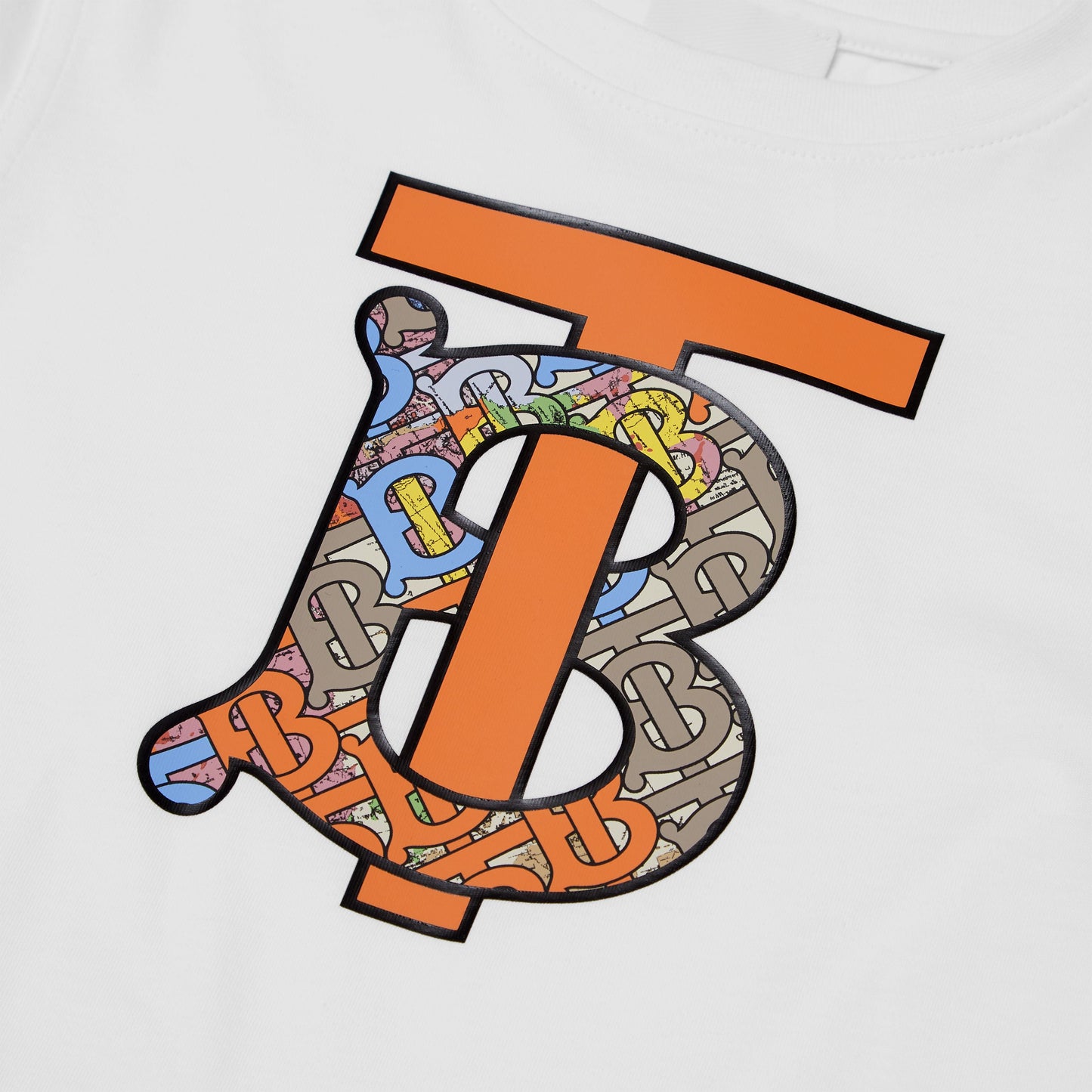 儿童白色Logo棉T恤