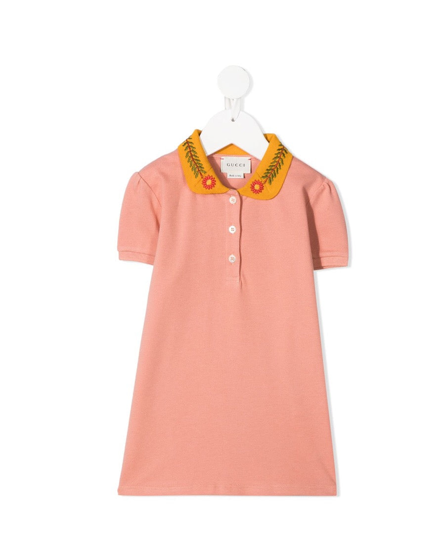 Girls Peach Sorbet Poloshirt