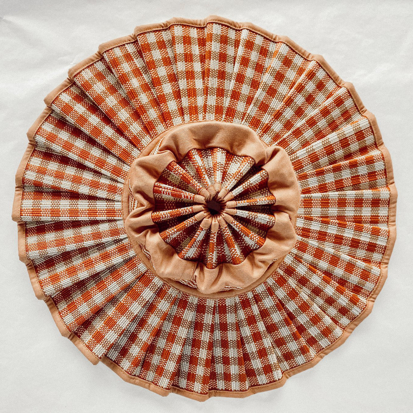 女童橙色'Capri'遮阳帽