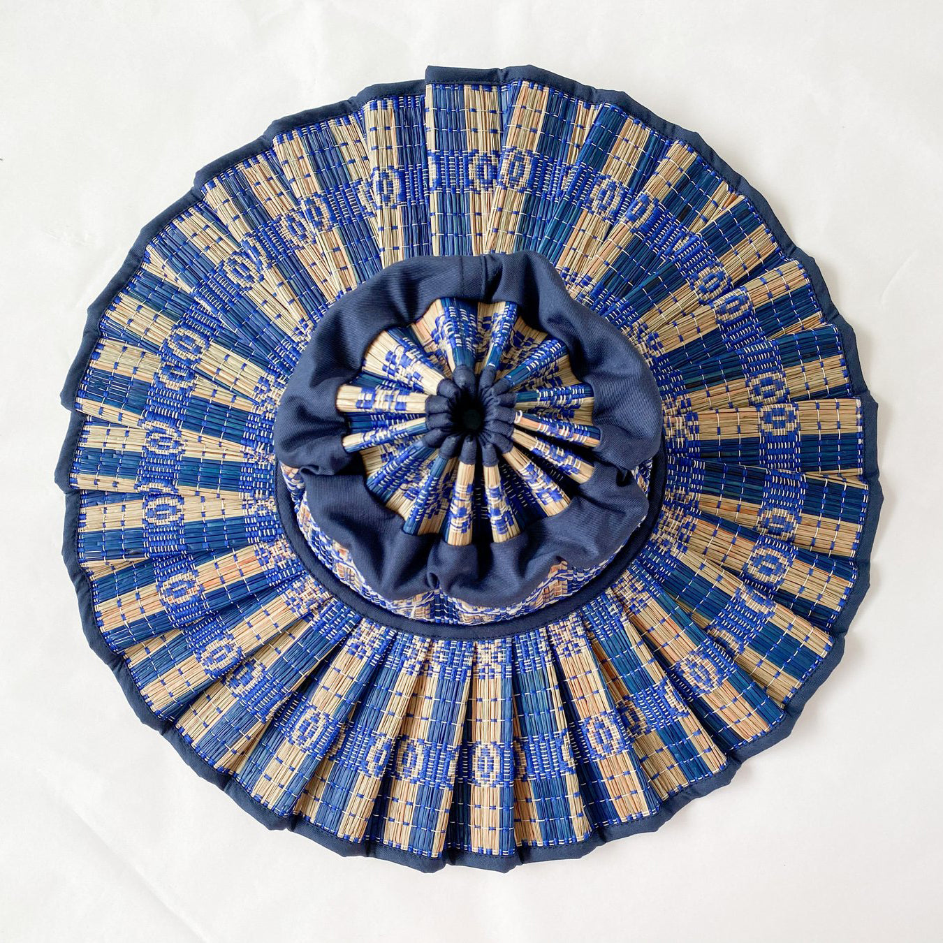 女童蓝色'Capri'遮阳帽