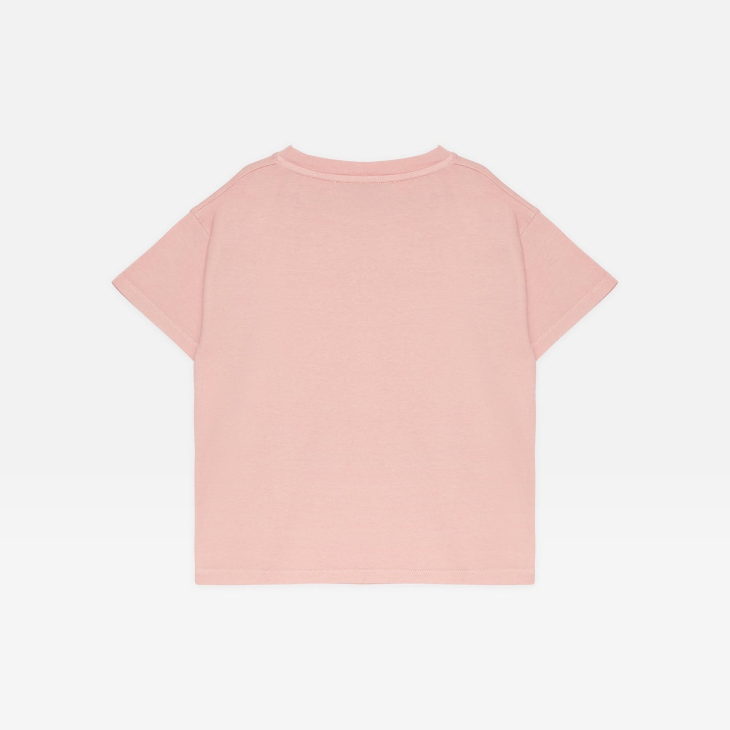 儿童粉色Logo棉T恤