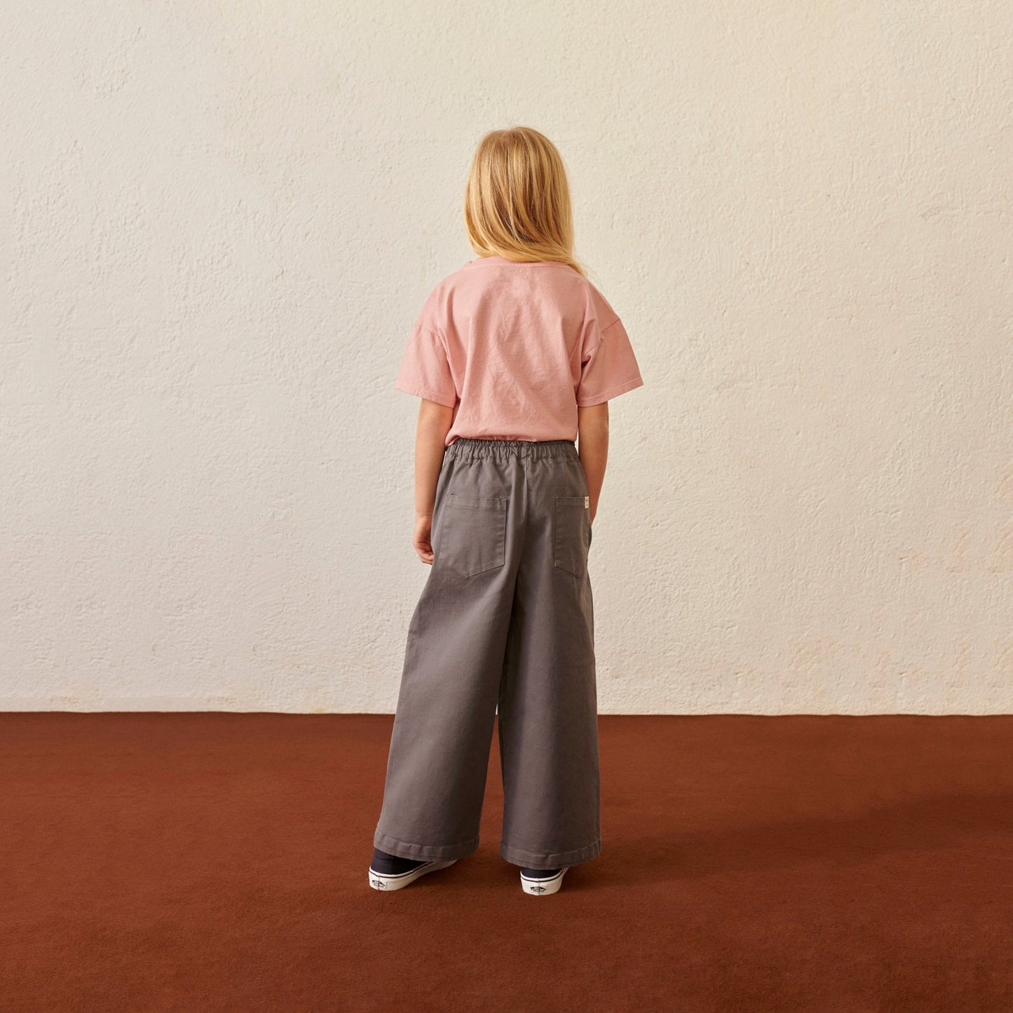 儿童粉色Logo棉T恤