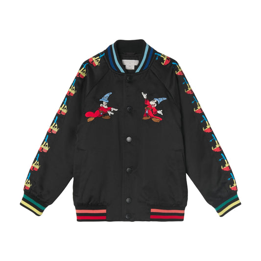 男童黑色印花夹克