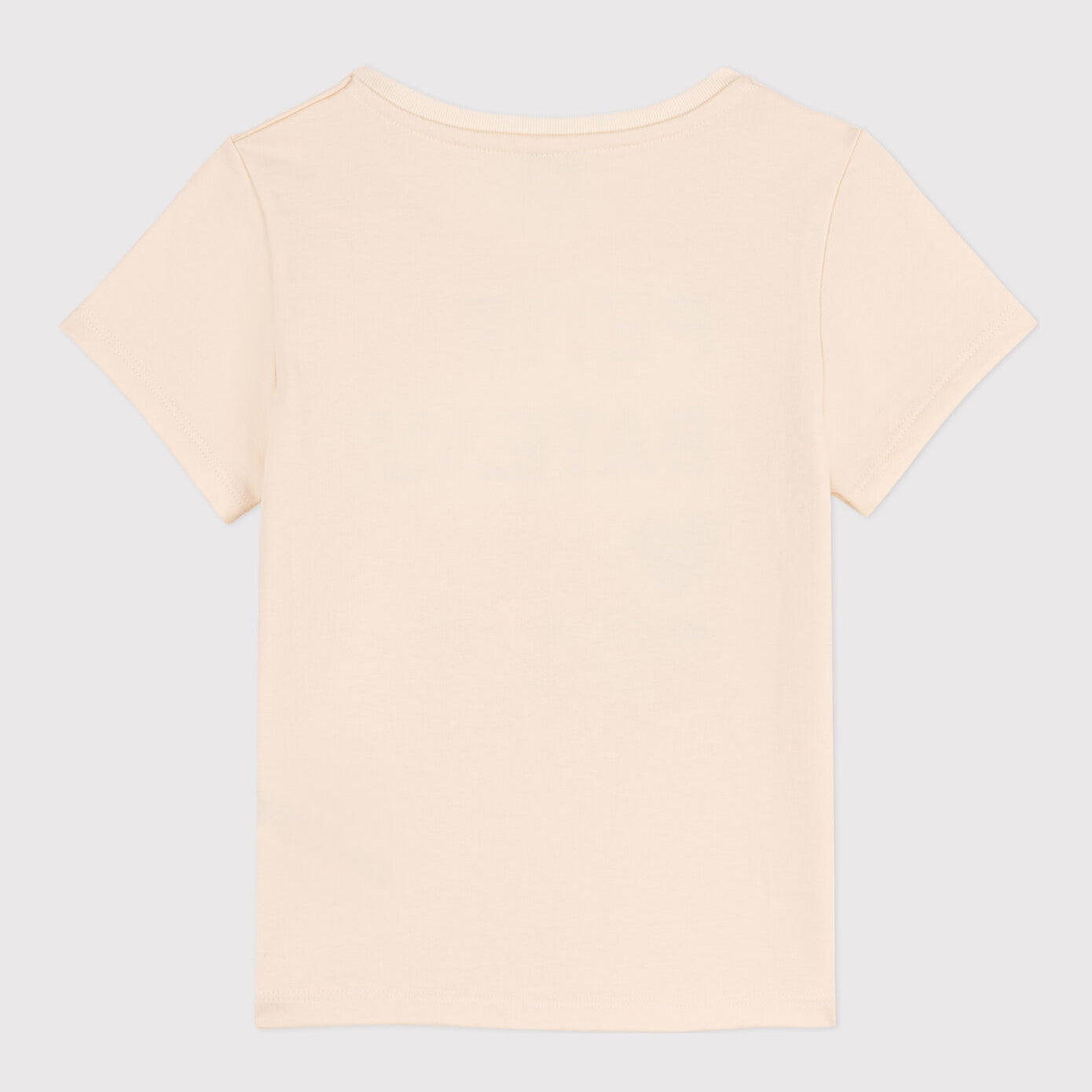 女童白色Logo棉T恤