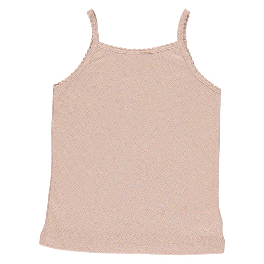 女童粉色棉背心