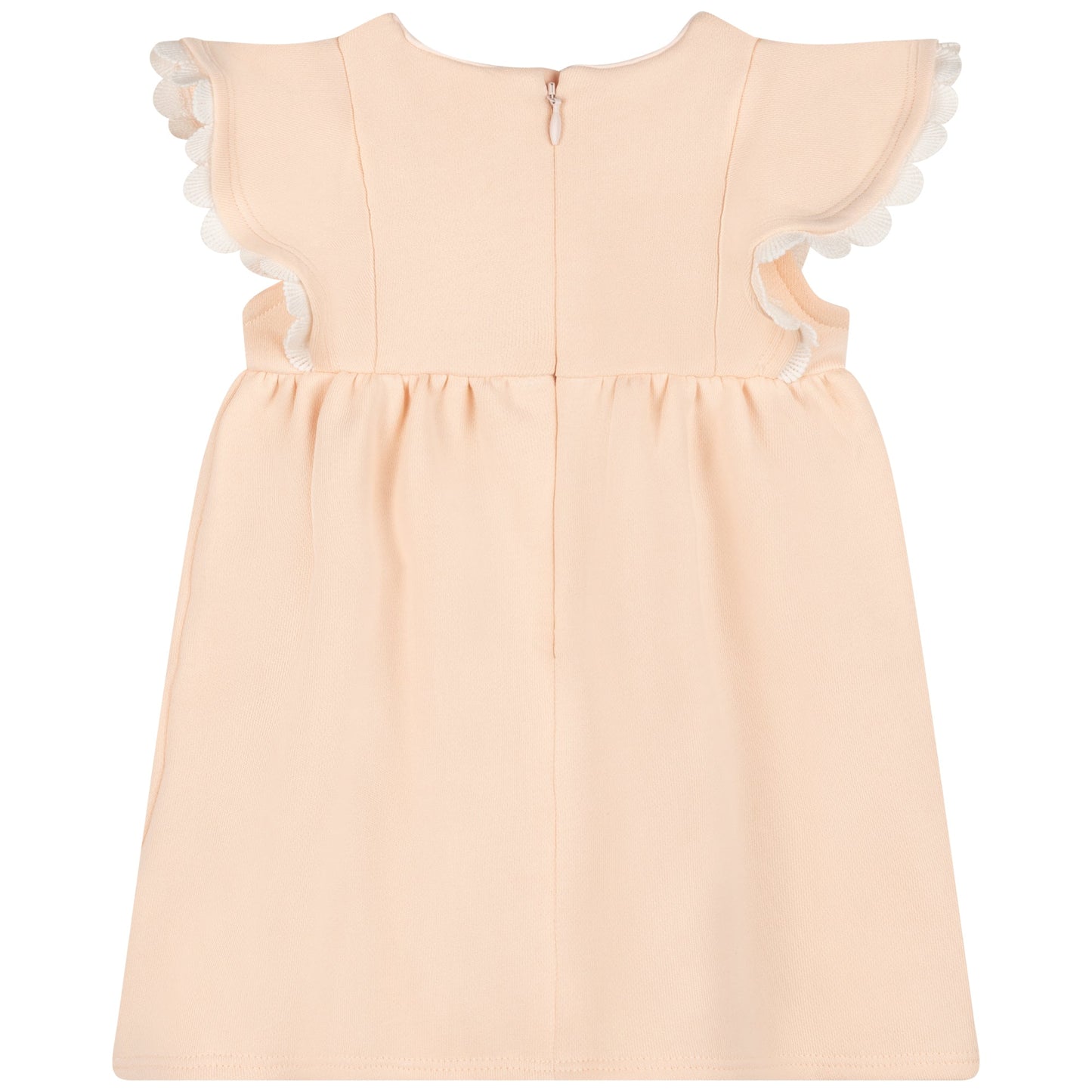 女婴浅粉色Logo连衣裙