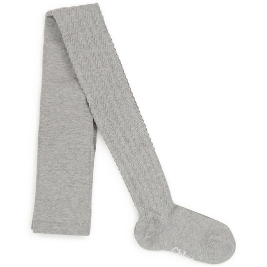 女童灰色棉连裤袜