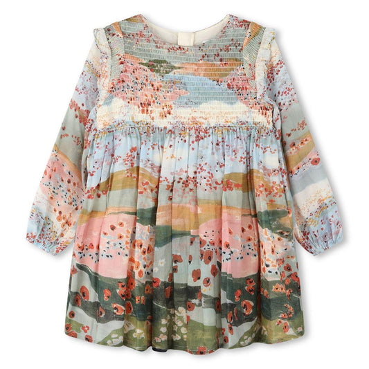 女童彩色连衣裙