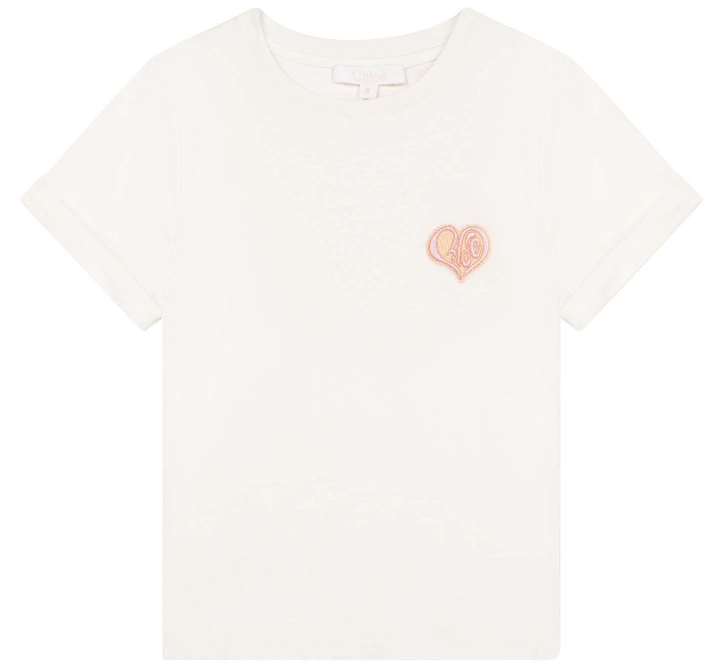 儿童白色Logo棉T恤