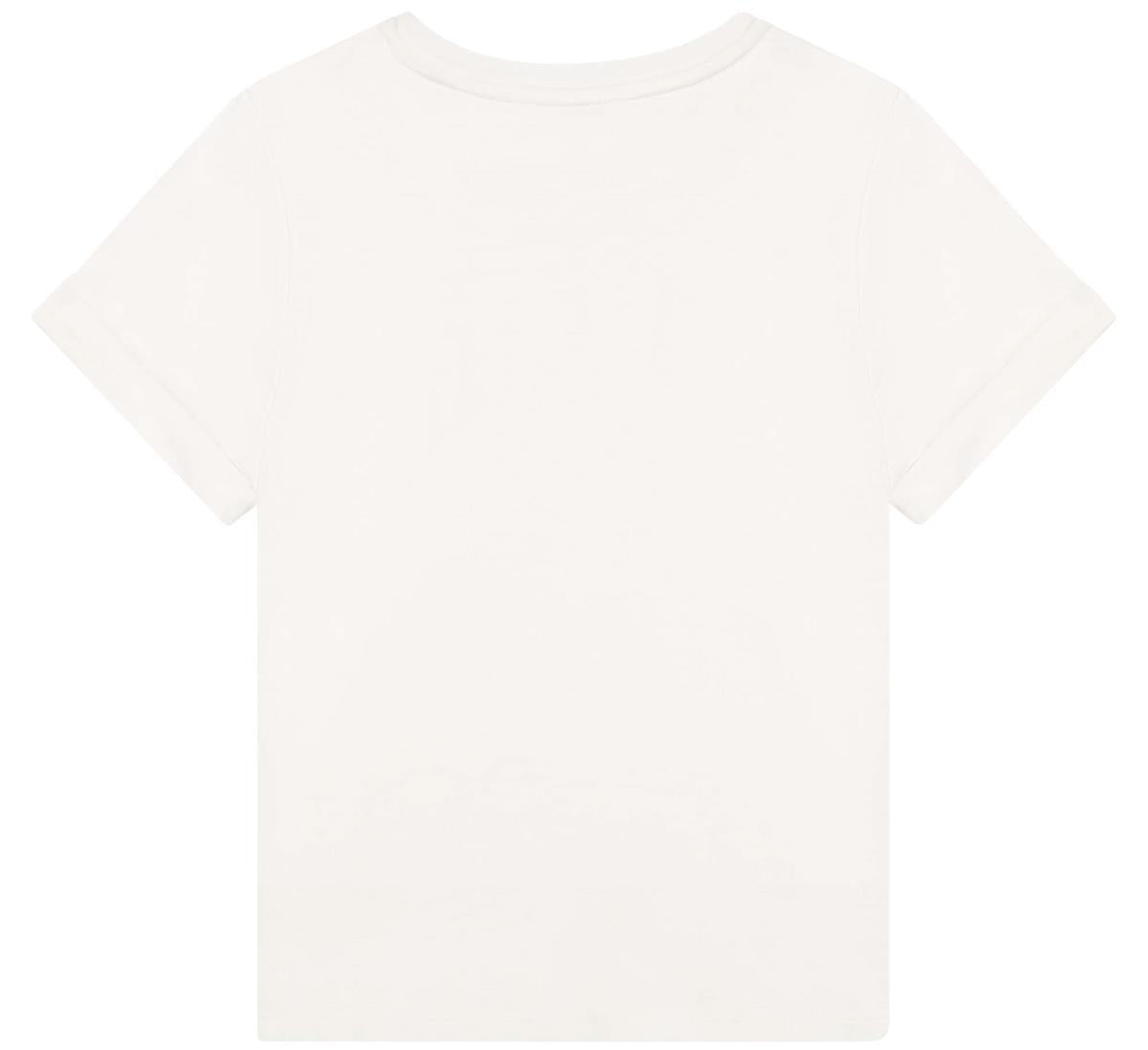 儿童白色Logo T恤