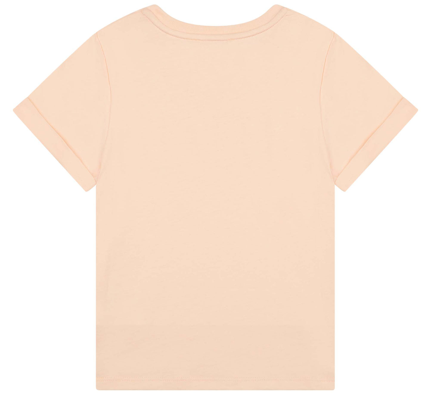 女童粉色Logo棉T恤