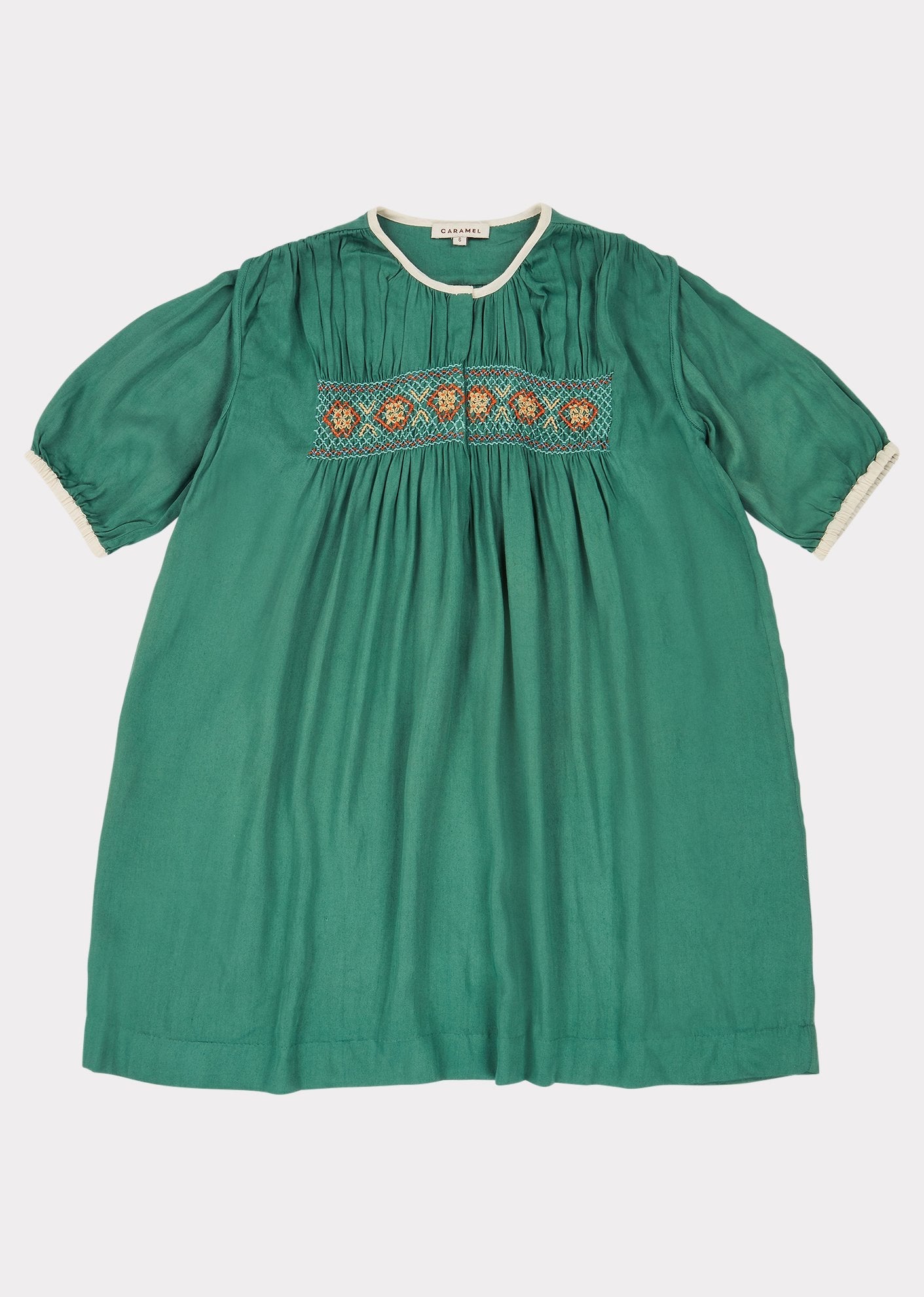 Girls Green Dove Dress
