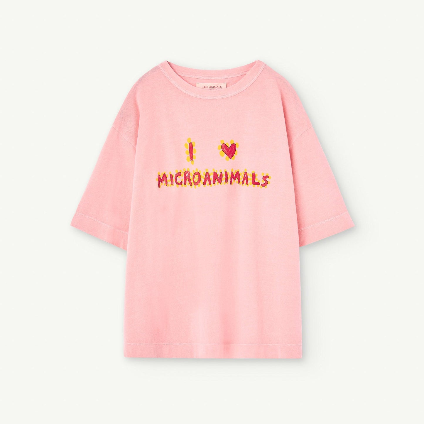 儿童粉色Logo棉T恤