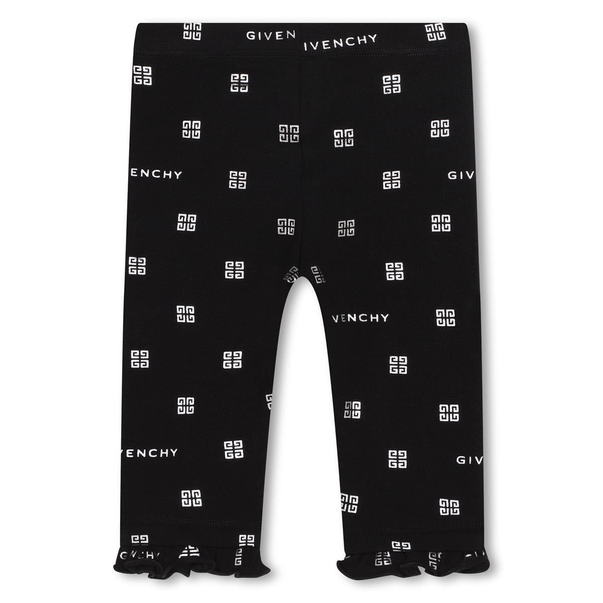 女婴黑色Logo打底裤