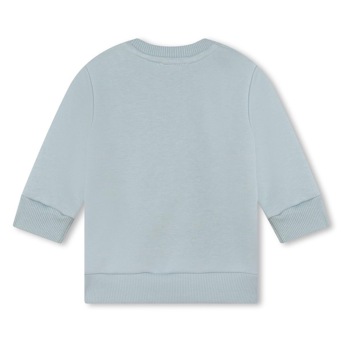 男婴绿色Logo卫衣