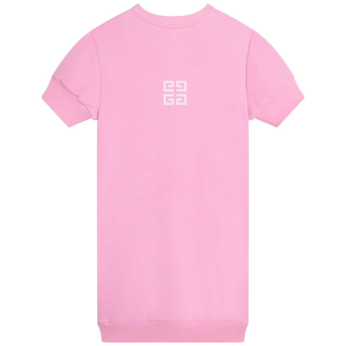 女童粉色Logo连衣裙