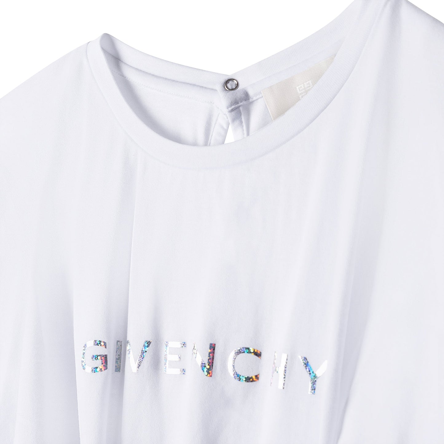 女童白色Logo连体衣