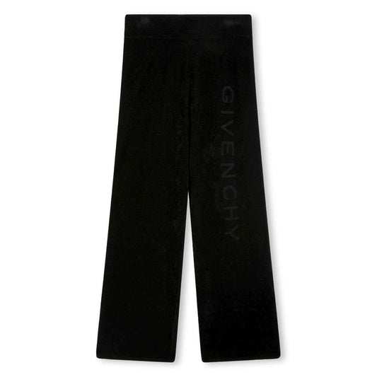 女童黑色棉长裤