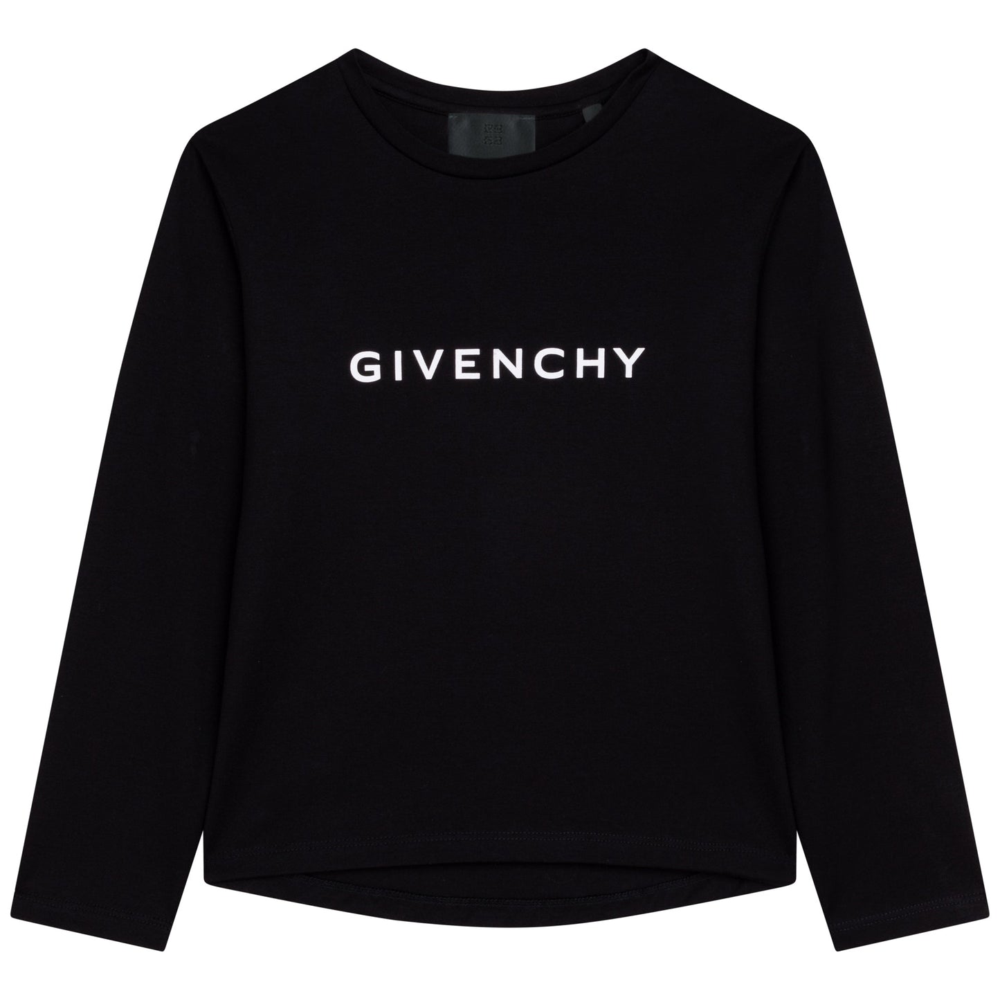 女童黑色Logo棉T恤