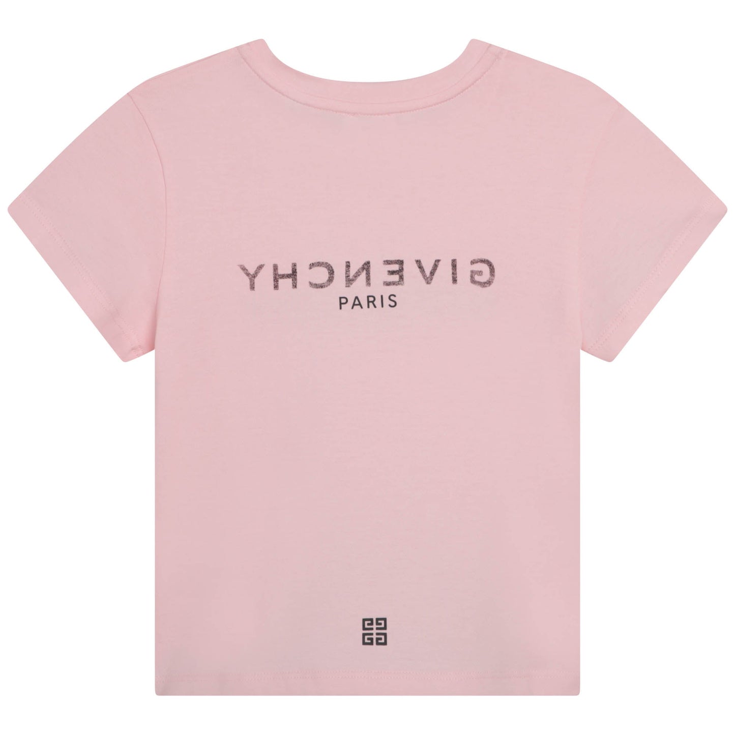 女童粉色Logo棉T恤