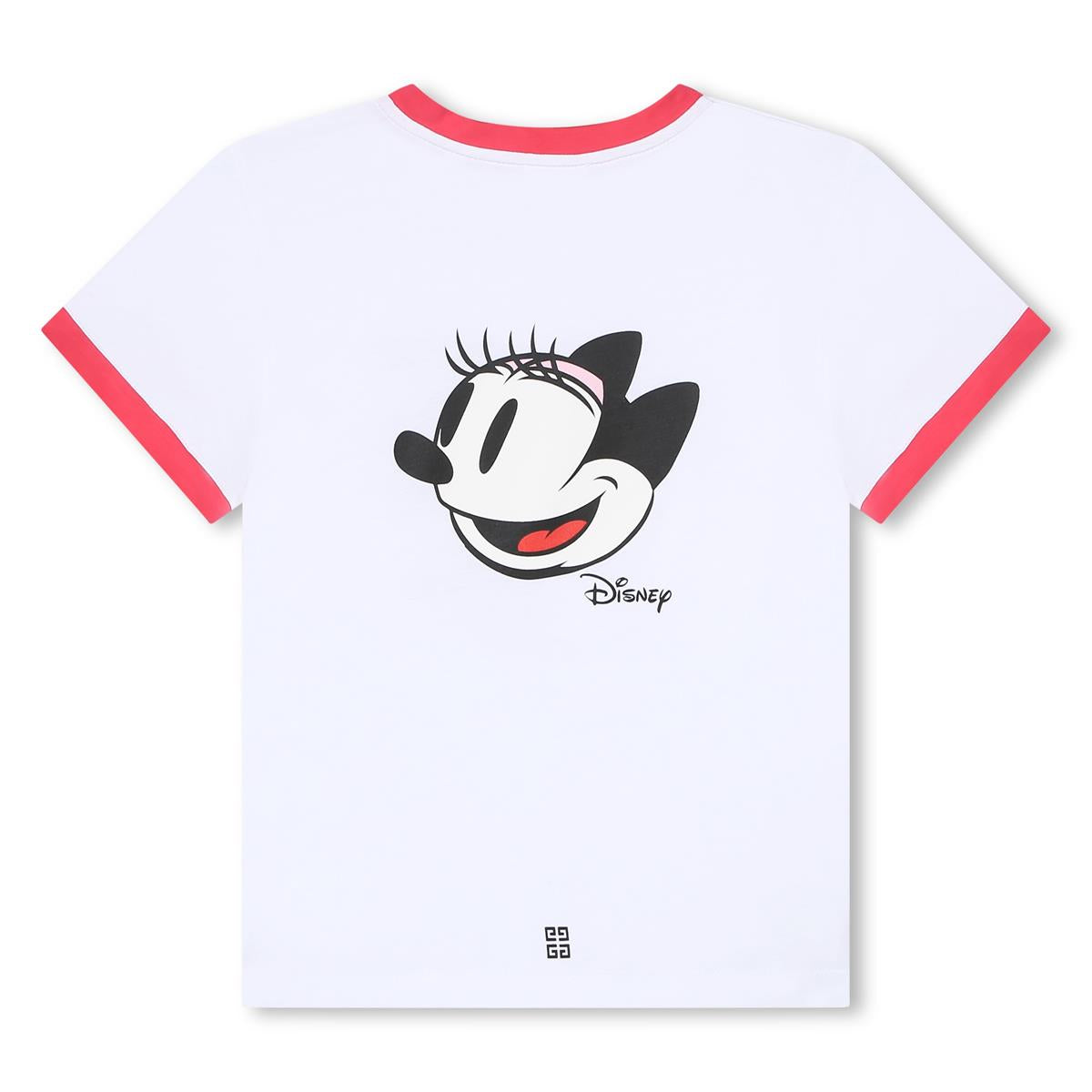 女童白色Logo棉T恤