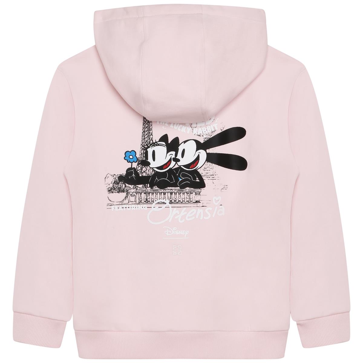 女童粉色Logo卫衣