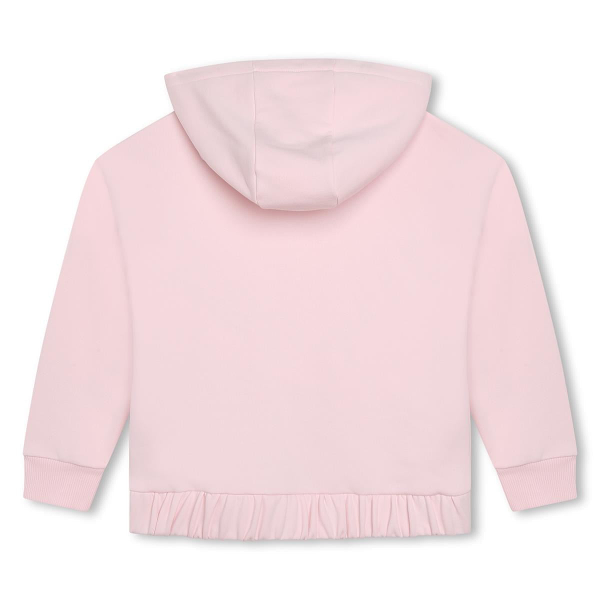 女童粉色Logo卫衣