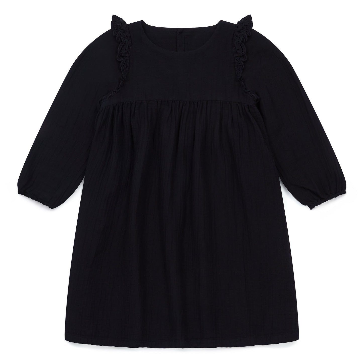 Girls Blue Cotton Dress