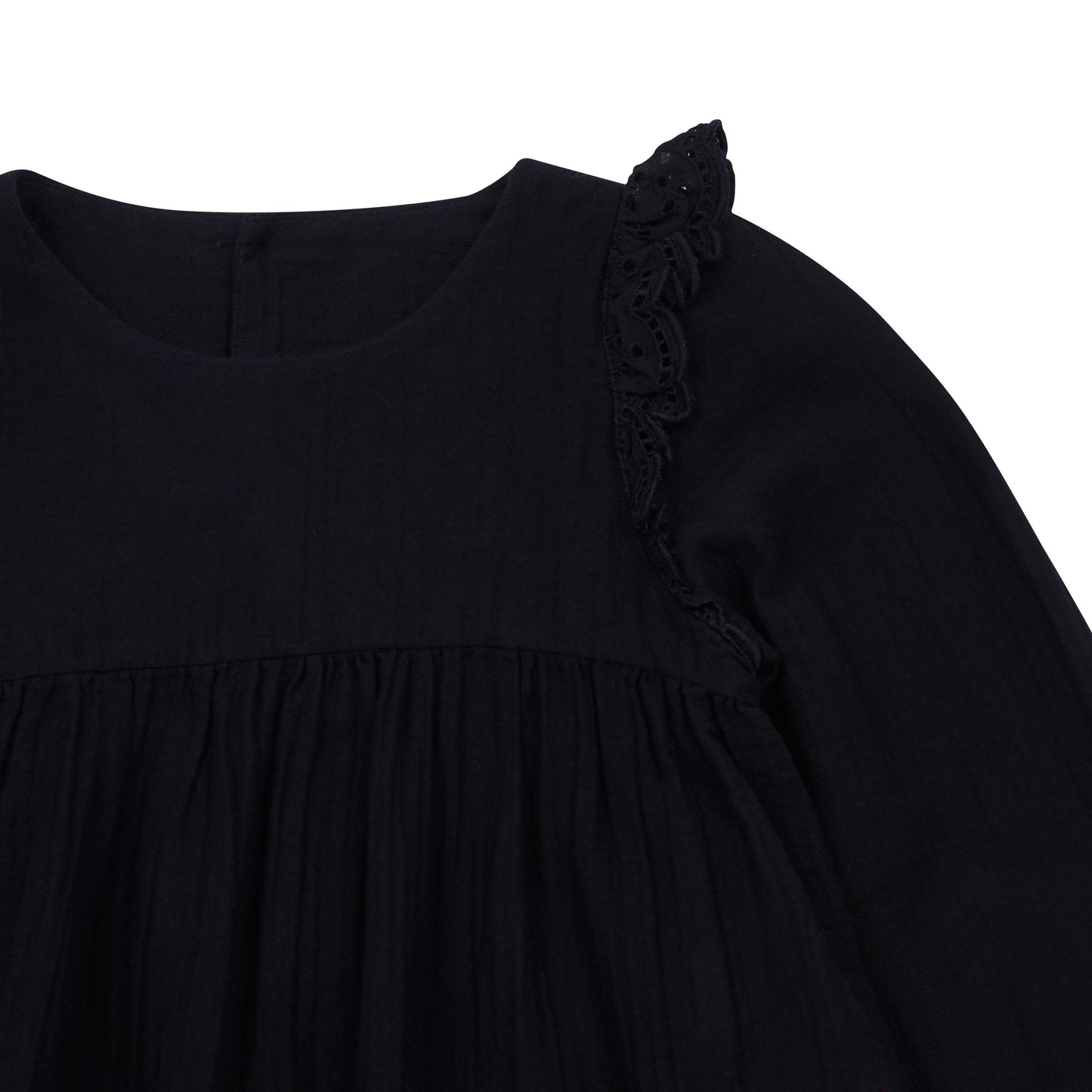 Girls Blue Cotton Dress