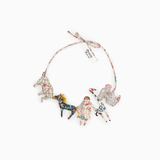 Girls Multicolor Zoo Necklace